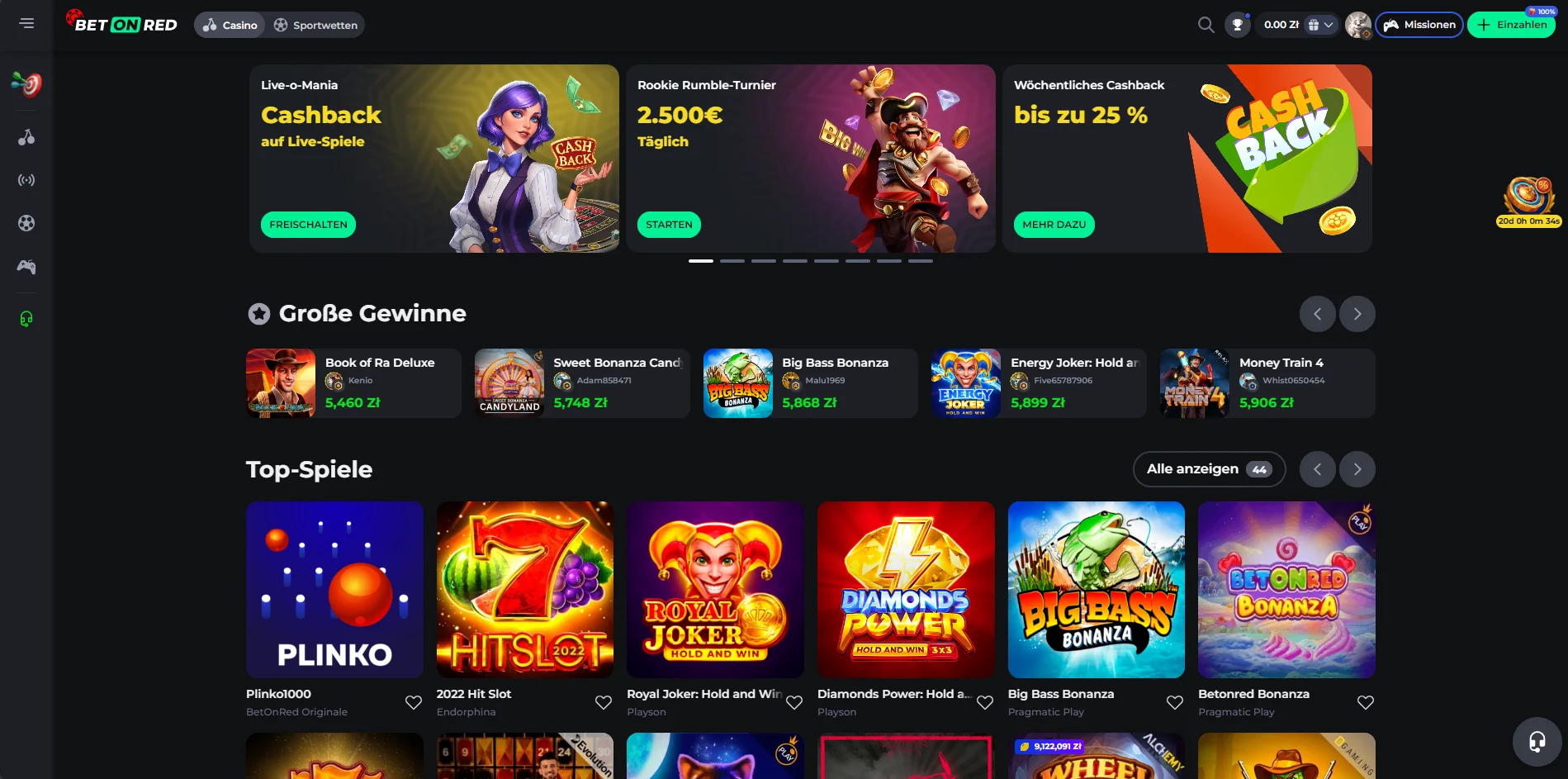 Betonred: Officiële Online Casino Website in België